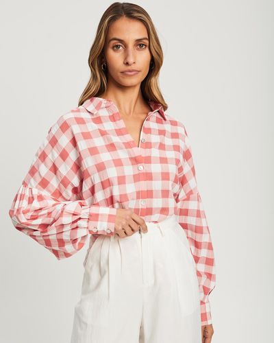 The Fated Val Oversize Shirt - Pink