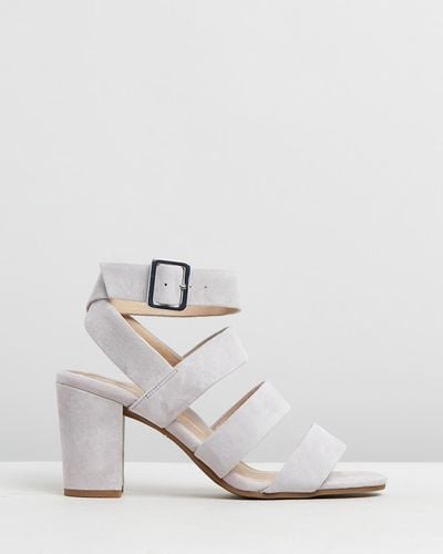Vionic Blaire Heeled Sandals - Grey