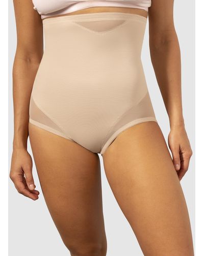 Miraclesuit Sheer Shaping X Firm High Waist Briefs - Natural