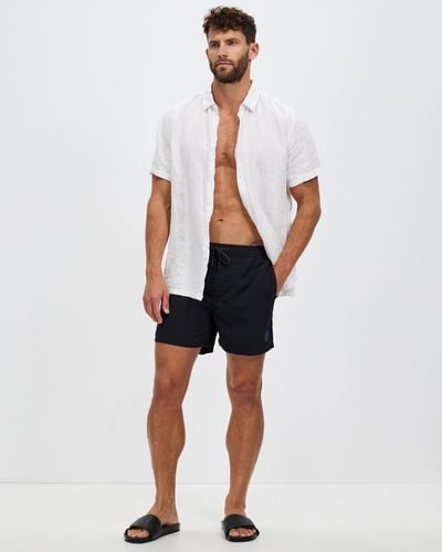 Jack & Jones Fiji Solid Recycled Swim Shorts - Black