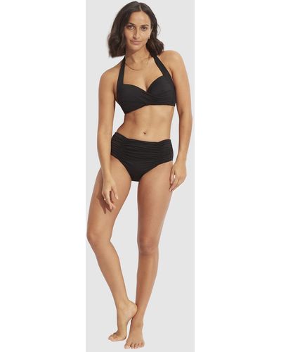 Seafolly Collective Twist Soft Cup Halter - Black