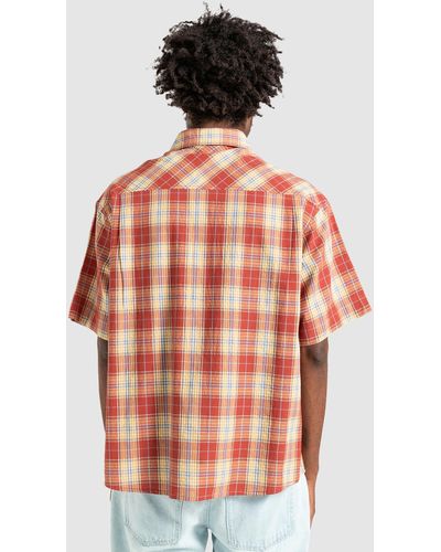 Element Drift Short Sleeve Shirt For Men - Red