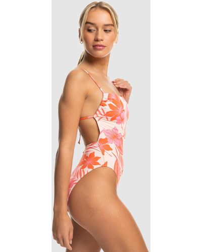 Roxy Printed Beach Classics One Piece Swimsuit - Multicolour