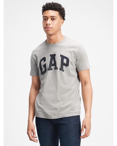 Gap Logo T Shirt - Grey