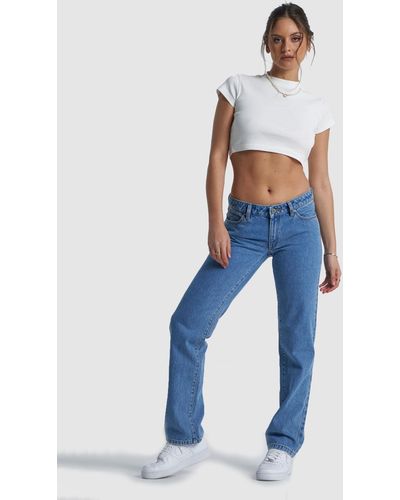 A.Brand 99 Low Straight Jeans - Blue
