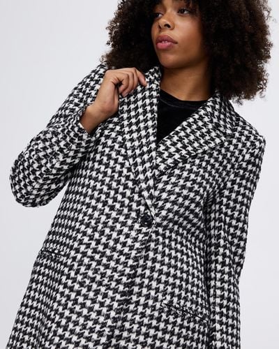 Marcs Fox And The Houndstooth Coat - Black