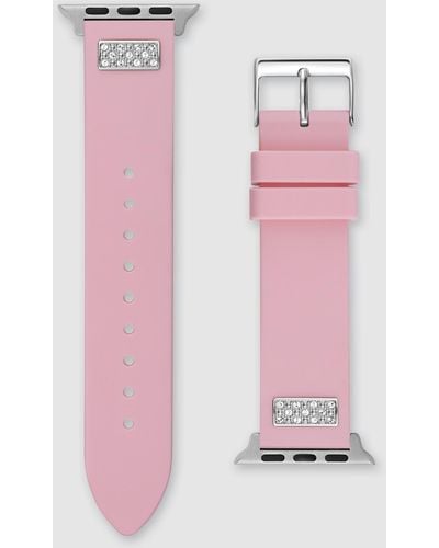 Guess Apple Band Frontier Silicone Stones - Pink