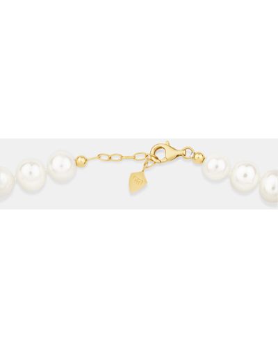 Michael Hill Cultured Freshwater Pearl Bracelet In 10kt Gold - White