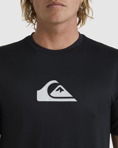 Quiksilver Solid Streak Short Sleeve Surf T Shirt - Black