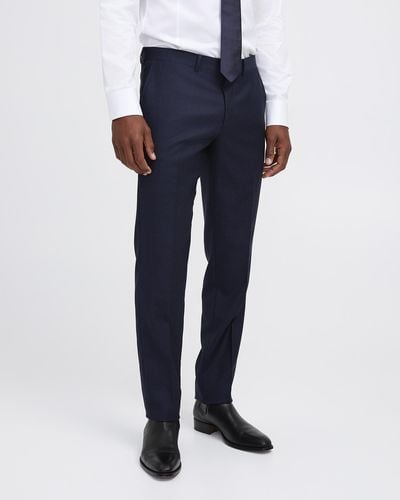 Calibre Tonal Basketweave Suit Pant - Blue