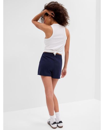 Gap Logo Fleece Shorts - Blue
