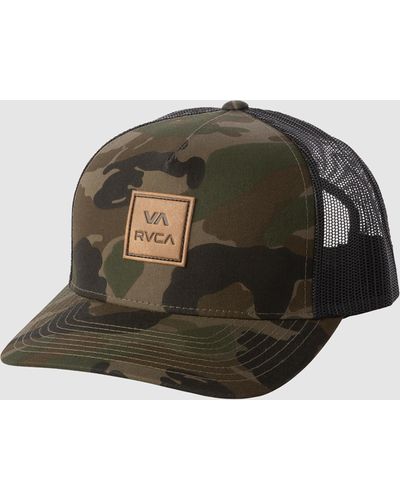 RVCA Va All The Way Curved Brim Trucker Hat - Multicolour