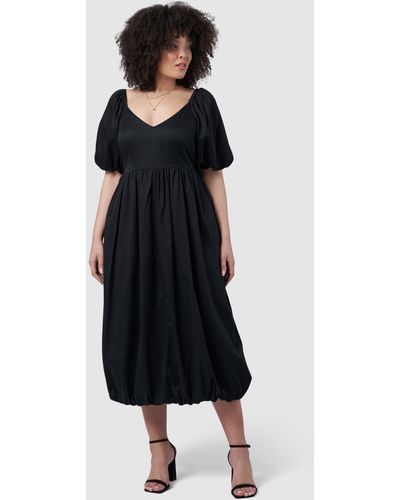 Something 4 Olivia Harper Midi Dress - Black