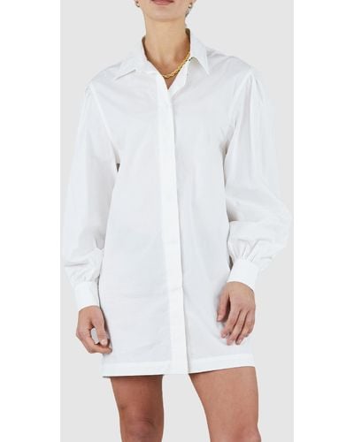Amelius Blythe Shirt Dress - White
