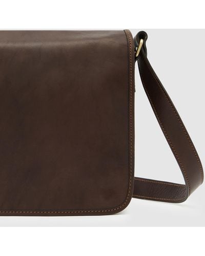 Republic of Florence The Aurelian Chocolate Leather Messenger - Brown
