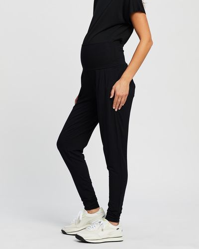 ANGEL MATERNITY Maternity jogger Trousers - Black