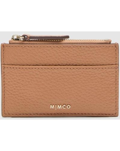 Mimco Classico Duo Card Wallet - Brown