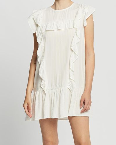 LENNI the label Asta Frill Dress - White