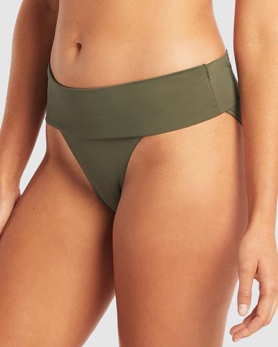 Sea Level Essentials Roll Band Pant - Green