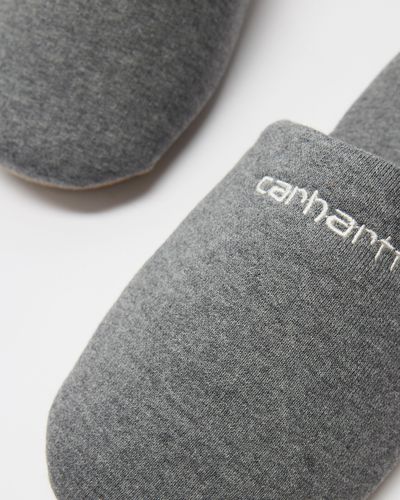 Carhartt Script Embroidery Slippers - White