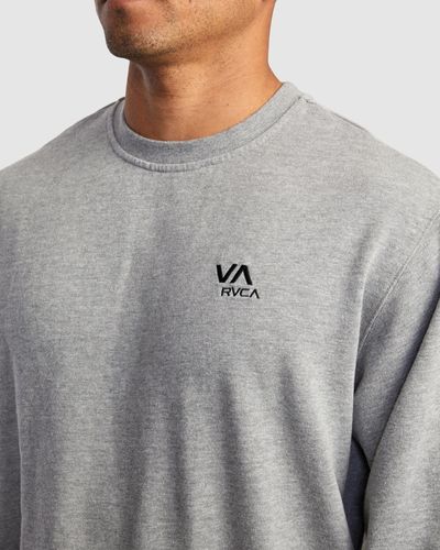 RVCA Va Essential Crewneck Sweatshirt - Grey