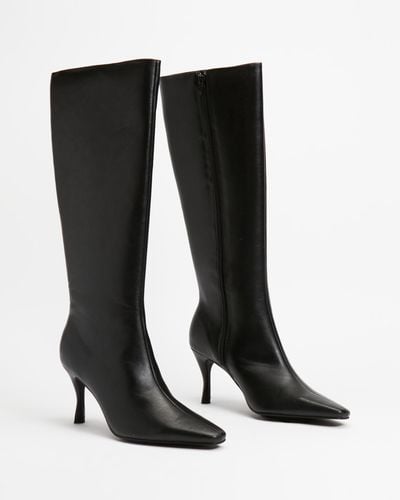 Dazie Naomi Knee High Boots - Black