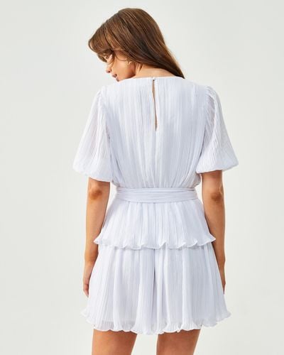 TUSSAH Starla Mini Dress - White