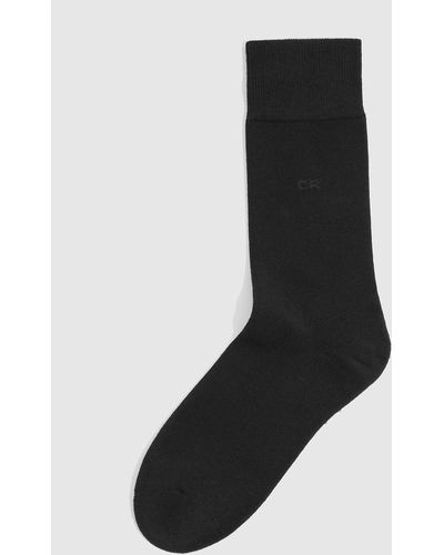 Country Road Cushion Foot Sock - Black
