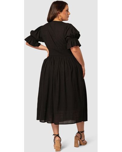 Something 4 Olivia Zendaya Midi Dress - Black