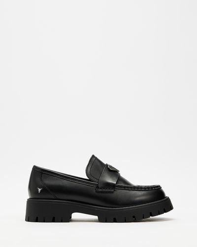 Windsor Smith Throne Loafers - Black