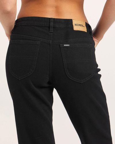 Lee Jeans Low Vintage Straight Jean - Black
