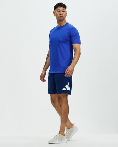 adidas Originals Train Essentials Logo Training Shorts - Blue