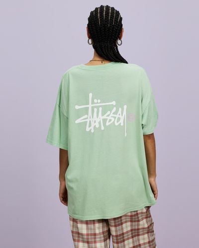 Stussy Graffiti Pigment Relaxed Tee - Green