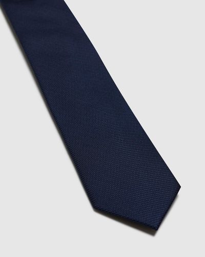 OXFORD Twill Tie - Blue