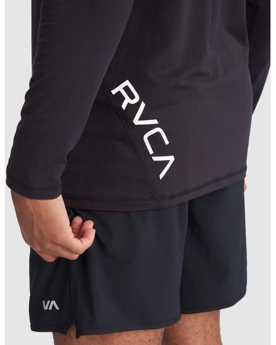 RVCA Sport Vent Long Sleeve T Shirt - Black