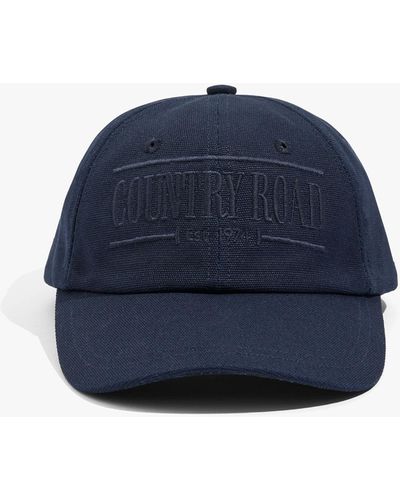 Country Road Australian Cotton Heritage Cap - Blue