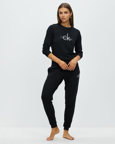 Calvin Klein Logo Lounge Refresh joggers - Black