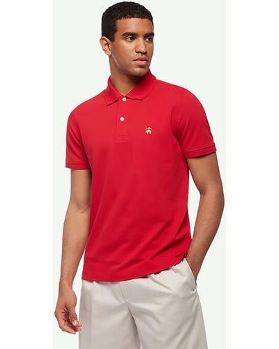 Brooks Brothers Golden Fleece Slim Fit Stretch Supima Polo Shirt - Red