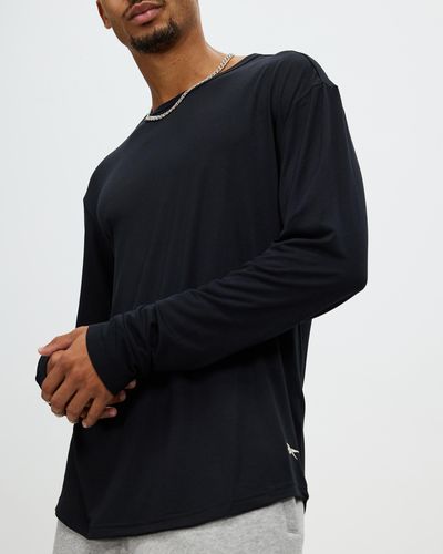 Reebok Activchill+dreamblend Long Sleeve T Shirt - Black