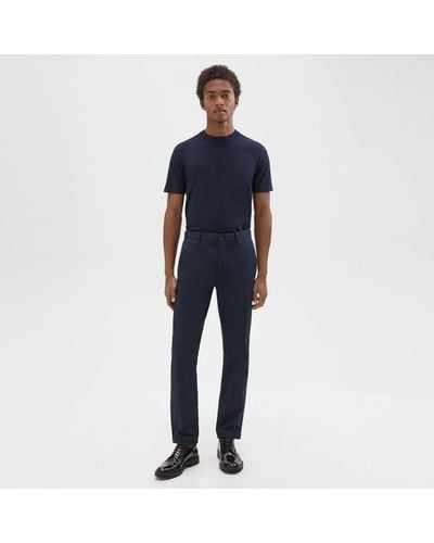 Theory Zaine Pant In Organic Cotton - Blue
