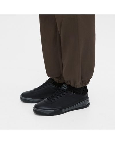 Theory Leather Sneaker - Black