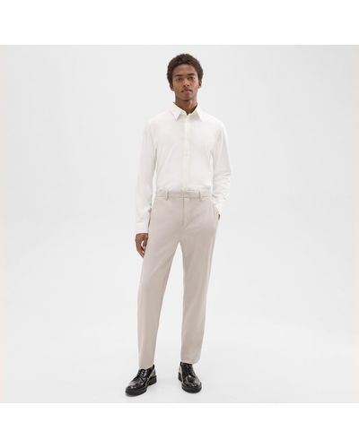 Theory Curtis Pant In Precision Ponte - White