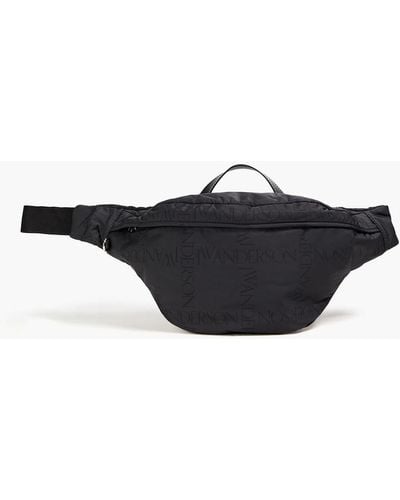 JW Anderson Printed Shell Belt Bag - Black
