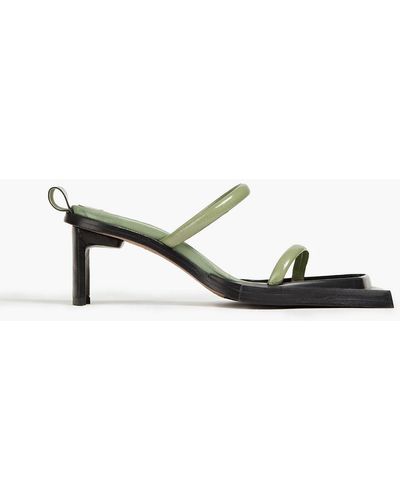 Miista Phyllis Patent-leather Sandals - Green