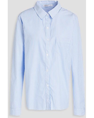 Stateside Striped Cotton-poplin Shirt - Blue