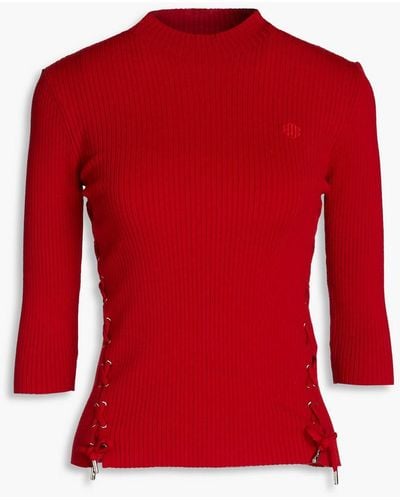 Maje Uello pullover aus rippstrick - Rot