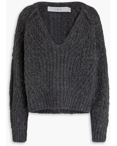 IRO Ribbed-knit Sweater - Black