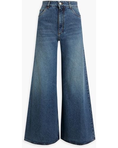 See By Chloé High-rise Wide-leg Jeans - Blue