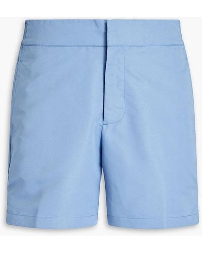 Frescobol Carioca Mid-length Swim Shorts - Blue