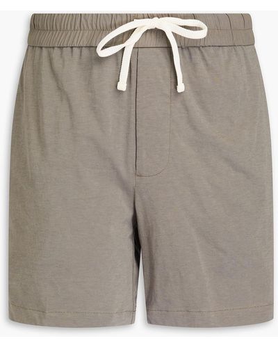 James Perse Cotton-jersey Shorts - Grey